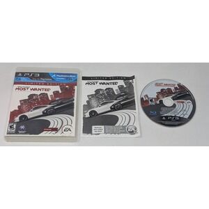 Need for Speed Most Wanted PlayStation 3 Limited Edition Complete CIB Tested PS3